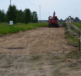 Строительство дороги, ширина 7 м внутри посёлка